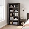 GarveeMore Bücherregal 5 Etagen Bücherregal, Hohe Bücherregal Holz Offene Anzeige Bücherregal Bild 2