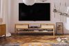 Lowboard TV-Schrank SAGA Eiche massiv 204x64x46 cm Bild 2