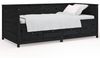 Tagesbett Schwarz 90x200 cm Massivholz Kiefer [820905] Bild 2