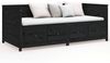 Tagesbett Schwarz 90x200 cm Massivholz Kiefer [820905] Bild 5