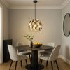 LED Pendelleuchte, Kristall, schwarz, gold, H 150 Bild 2