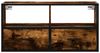 vidaXL TV-Schrank Räuchereiche 80x31x39,5 cm Holzwerkstoff und Metall 848921 Bild 4