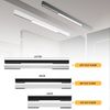 ZMH Deckenlampe LED Deckenleuchte Wohnzimmer - 107CM Wohnzimmerlampe Lang Küchenlampe 32W Bürolampe Decke Modern Dimmbar mit Fernbedienung Büro Deckenbeleuchtung Panel für Küche Schlafzimmer Bild 3