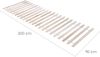 roba Roll-Lattenrost - 90 x 200 cm - für roba Montessori-Hausbetten - Natur Bild 4