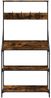 vidaXL Bäckerregal mit Haken 4 Böden Räuchereiche Holzwerkstoff 838960 Bild 5