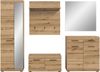 Garderobenkombination (B/H/T: 272x197x40 cm) in Evoke Oak Nachbildung Bild 2