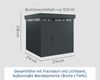 Hörmann EcoStar Euroline Gerätehaus Flachdach mit Lichtband 214 x 214 Anthrazitgrau 1-flg Bild 3