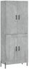 vidaXL Highboard Betongrau 69,5x34x180 cm Holzwerkstoff 3195799 Bild 2