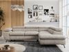 Mks Möbel 'Peter L-form' Ecksofa mit Bettfunktion, Bettkasten & einstellbaren Kopfstützen, Beige, Stoff, mit Topper, rechts Bild 4