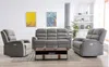 Vente-unique - NEVERS Sessel Stoff Grau - B 95 cm x H 103 cm x L 86 cm Bild 2