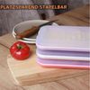 Engelland Frischhaltedose Aufschnittdosen für den Kühlschrank, Aufschnittboxen, PP-Kunststoff, BPA-frei, (Vorteils-Set, 3-tlg, mit transparentem Deckel), stapelbar, platzsparend, Ordnung im Kühlschrank, Organizer, Stapelbox Bild 4