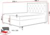 Boxspringbett Gomez, Grau, 140x200 cm Bild 4