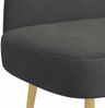 vidaXL Gepolsterte Bank mit Rückenlehne Dunkelgrau 110 x 60 x 76 cm 42040777 Bild 5