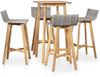 vidaXL 5-tlg. Garten-Essgruppe Massivholz Akazie 44221 Bild 1