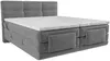 Vente-unique - LODI Bett Stoff Grau - B 188 cm x H 118 cm x L 215 cm Bild 4