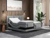 Vente-unique - LODI Bett Stoff Grau - B 188 cm x H 118 cm x L 215 cm Bild 2