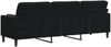 vidaXL Sofa 3-Sitzer mit Zierkissen Schwarz 210 cm Samt 3278244 Bild 5