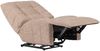 Sessel Ruhesessel Hein, weicher Webstoff und Metall, modern mit Motor-Relaxfunktion, natur melange Bild 2