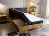 GRAINGOLD Forest Bett 160x200, Boxspringbett mit zwei Bettkästen, Velvet-Stoff, mit Kopfteil, Anthrazit Bild 4