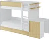 Vente-unique - DOMATI Bett Holz, Platte BeigeWeiß - B 100,4 cm x H 160,3 cm x L 196 cm Bild 5
