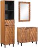 vidaXL Badezimmer Sets 3 pcs Akazie Braun Winish Massivholz Mango 3310037 Bild 2
