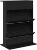 vidaXL Magazinregal Schwarz Eichen-Optik 70 x 41 x 96 cm Holzwerkstoff 899536 Bild 2