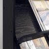 vidaXL Magazinregal Schwarz Eichen-Optik 70 x 41 x 96 cm Holzwerkstoff 899536 Bild 4
