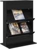 vidaXL Magazinregal Schwarz Eichen-Optik 70 x 41 x 96 cm Holzwerkstoff 899536 Bild 3