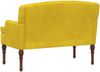 vidaXL Zweisitzer mit Knopfheftung Helles Gelb 111 x 65 x 79 cm Samt 42041850 Bild 5