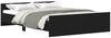 vidaXL Bettgestell ohne Matratze Schwarz Eichen-Optik 120x190 cm 3329323 Bild 4