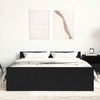 vidaXL Bettgestell ohne Matratze Schwarz Eichen-Optik 120x190 cm 3329323 Bild 3