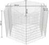 vidaXL Sechseckiges Gabionen-Hochbeet 160×140×100 cm 142535 Bild 5
