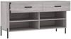 vidaXL Schuhbank Grau Sonoma 102x35x55 cm Holzwerkstoff 829754 Bild 5