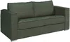 Vente-unique - LORETO Sofa Stoff Grün - B 223 cm95 cm x H 90 cm x L 215 cm Bild 2
