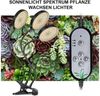 Rosnek Pflanzenlampe 1/2/3/4 Köpfe, dimmbar, ein Clip, Timer, für Zimmerpflanzen, Sonnenähnliches Sonnenlicht Vollspektrum (4000K), sonnenähnliches Vollspektrum Bild 4
