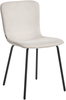 Esszimmerstuhl 4er Set CALDWELL Stoff Hellbeige Bild 4