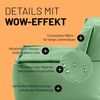 Lumaland Sitzsack-Lounge Modular Mittelteil | Waschbare & Wasserfeste Sitzmöbel für Innenräume & Garten | Indoor & Outdoor Sitz-Garnitur | Einfach erweiterbar | 54x81x70cm [Pastellgrün] Bild 5