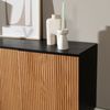 Bronx71 Sideboard Haley schwarz / Eiche hell 160x45x74 cm Bild 5
