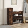 vidaXL Schuhschrank Räuchereiche 100,5x28x100 cm Holzwerkstoff 840426 Bild 3
