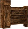vidaXL Schuhschrank Räuchereiche 100,5x28x100 cm Holzwerkstoff 840426 Bild 2