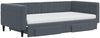 vidaXL Tagesbett Ausziehbar mit Schubladen Dunkelgrau 100x200 cm Samt 3196771 Bild 3