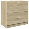 vidaXL Waschbeckenunterschrank Sonoma-Eiche 59x37x59 cm Holzwerkstoff 848110 Bild 2