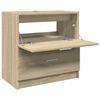 vidaXL Waschbeckenunterschrank Sonoma-Eiche 59x37x59 cm Holzwerkstoff 848110 Bild 5