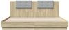 vidaXL Bettgestell mit Kopfteil & LED-Leuchten Sonoma-Eiche 180x200 cm 3209991 Bild 4
