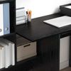 vidaXL Schreibtisch Schwarz Eichen-Optik 131,5 x 50 x 106,5 cm 869299 Bild 4