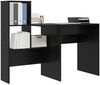 vidaXL Schreibtisch Schwarz Eichen-Optik 131,5 x 50 x 106,5 cm 869299 Bild 3