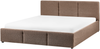 Bett mit Stauraum BOUSSE Bouclé Taupe 160 x 200 cm Bild 5