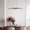 LED Pendelleuchte, schwarz, CCT, H 120 cm Bild 2