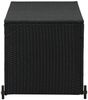 vidaXL Garten-Auflagenbox Schwarz 120x65x61 cm Poly Rattan 310089 Bild 4