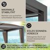Blumfeldt Doppelliege Outdoor für 2 Personen mit Dach, XL Doppel-Sonnenliege, Doppel Garten Liege Bett für Erwachsene & Kinder, Gartenbett mit Verstellbarer Rückenlehne, Outdoor-Sonnenbett mit Dach Bild 3